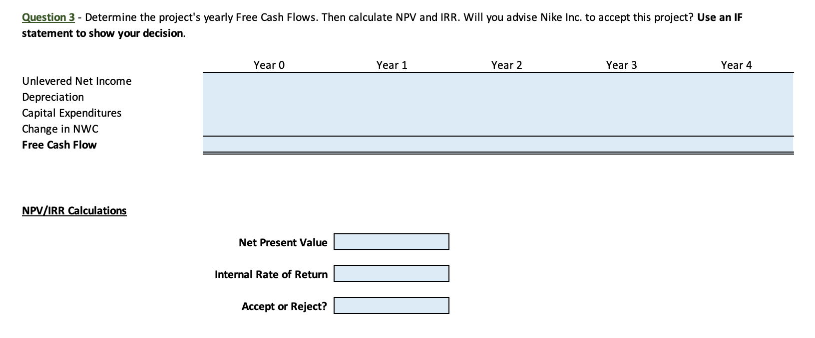 to assess the viability of a new line athleisure wear. The expected
