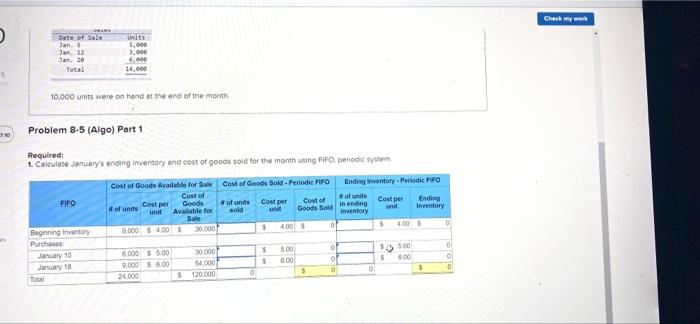 [The following information applies to the questions displayed below.) Ferris Company began