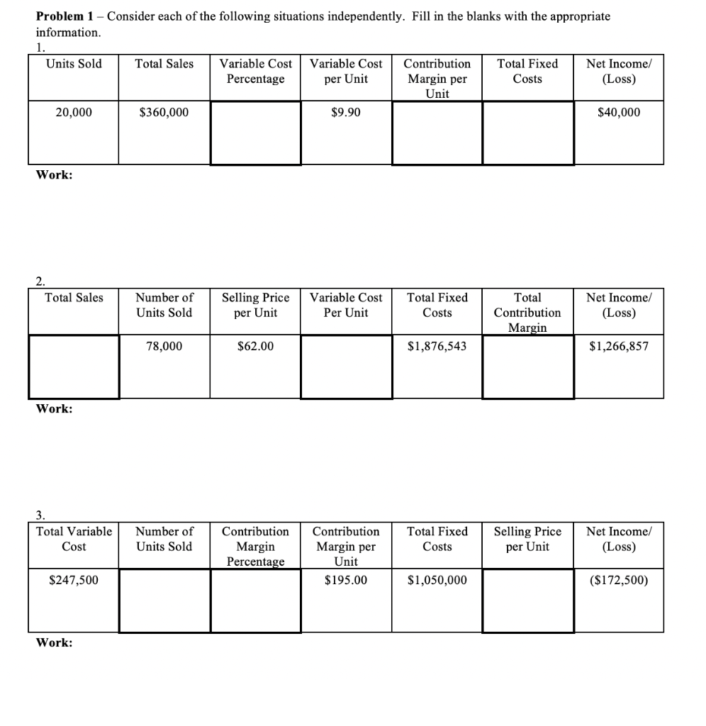 Please show steps and include all work, thank you! Will give