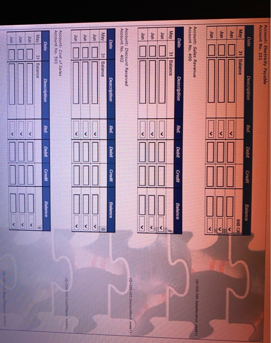 company's journals and post the appropriate entries to the ledger accounts. The