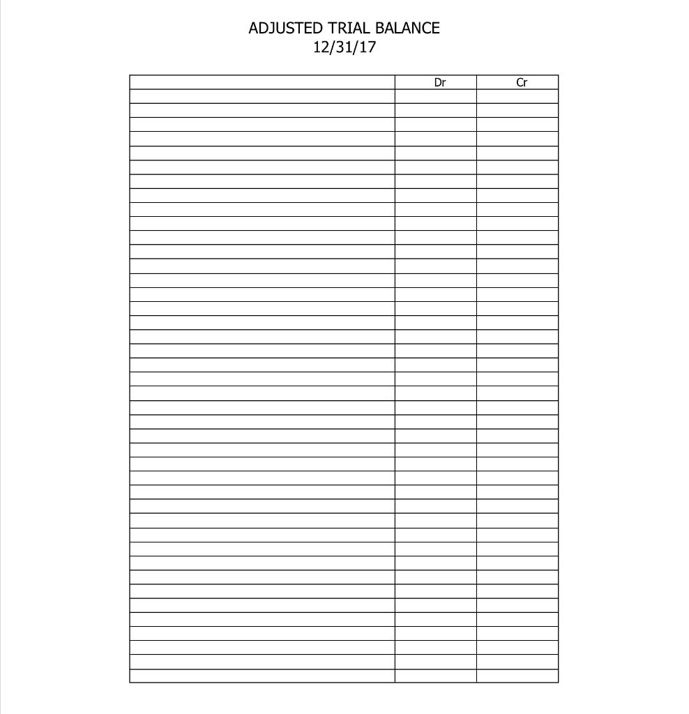 Short Term Note Receivable Supplies Inventory Equipment Building Accumulated Depreciation Copyright Accounts