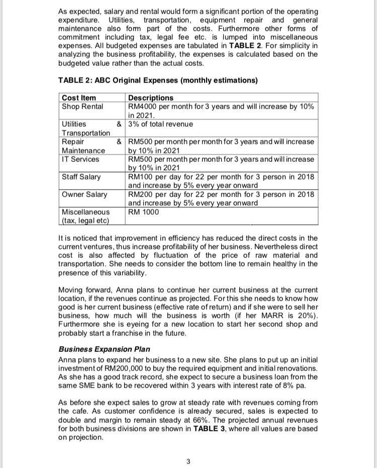 PROJECT Case Study Objectives Upon completion of this case study report, you