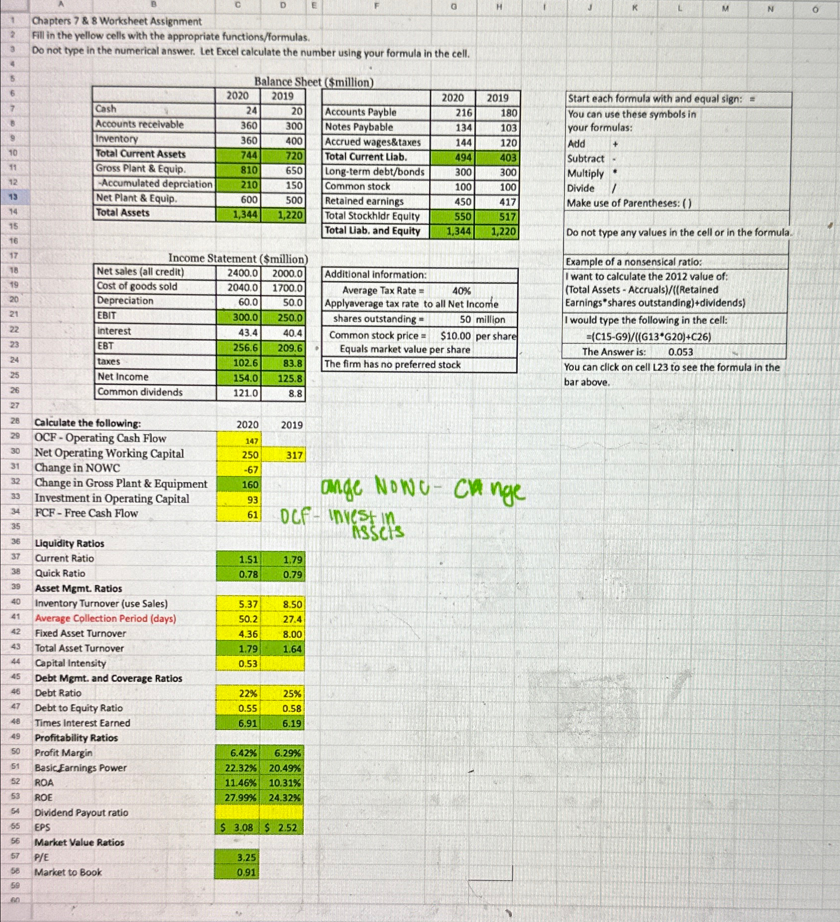  I need help fixing what i did incorrectly. The green is