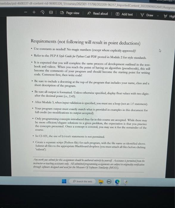 (shown in parentheses below). Solar Farm (solar_farm. py) An entrepreneur is looking