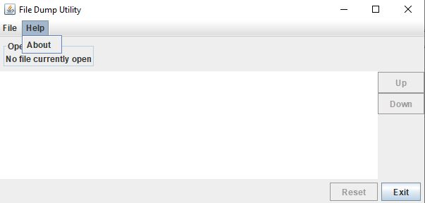 based code for the event handlers for the FileDump utility. This file