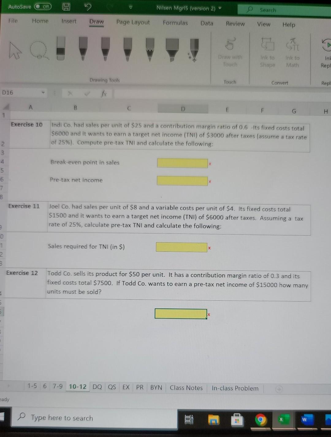  AutoSave Off Nilsen Mgris (version 2) Search File Home Insert Draw