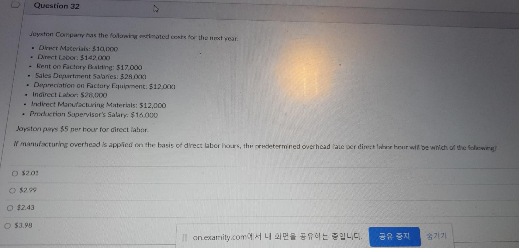 please i need help as soon as possible Question 32 Joyston