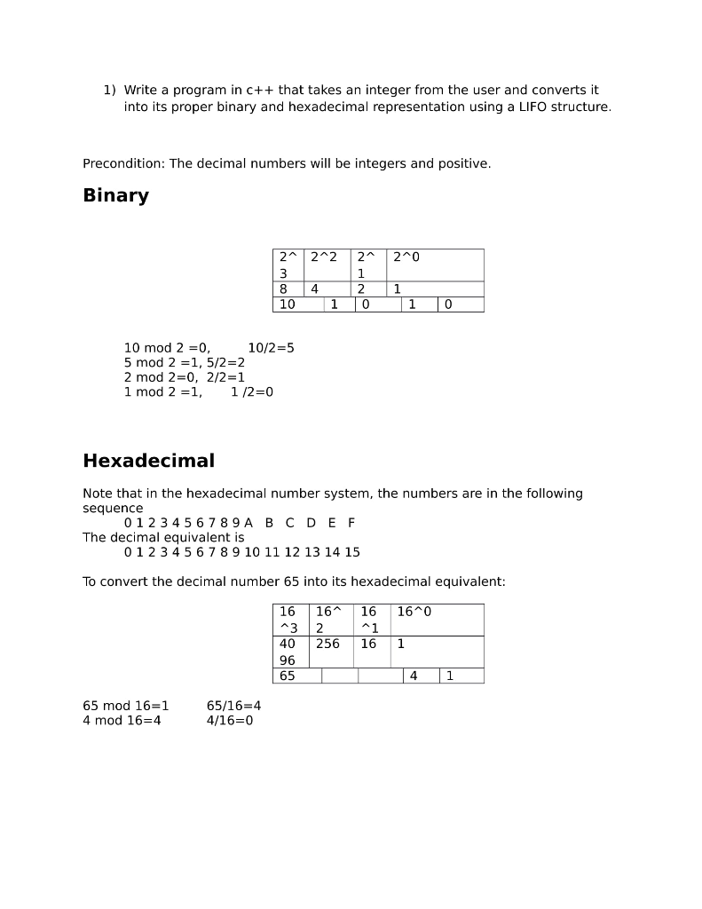 ** DON'T USE BUILT IN FUNCTIONS . Write a program in c++