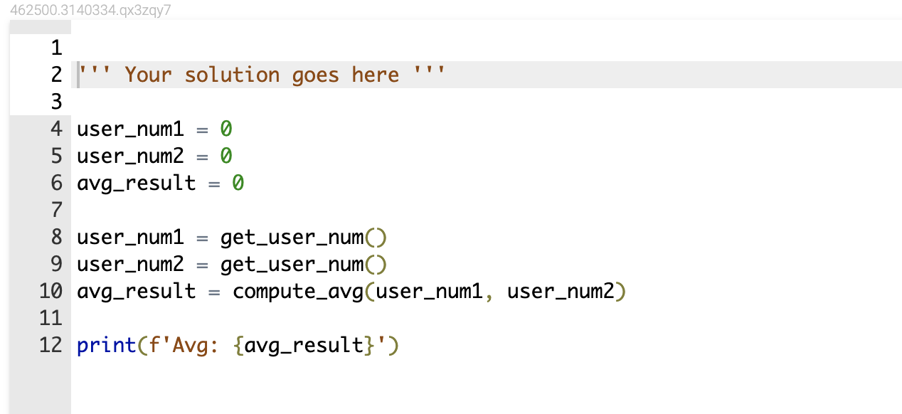 print "FIXME: Finish function_name()" followed by a newline, and should return -1.
