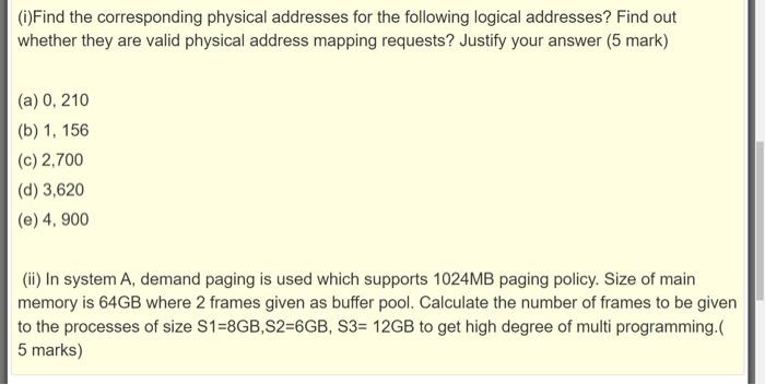 definetly!!! its OPERATING SYSTEM theory question plss do it in 45mins whatever