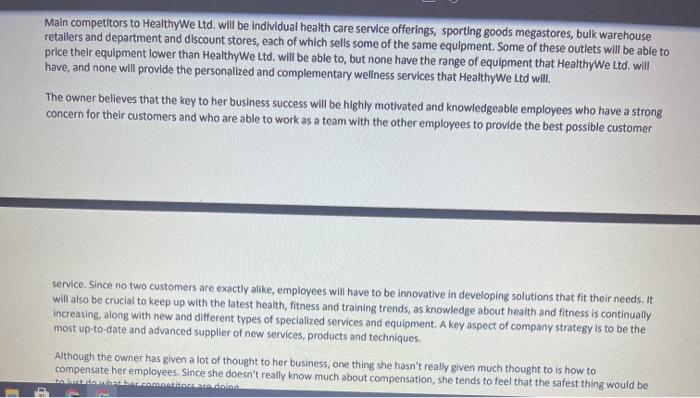 factors did you consider in making this decision? (10 marks) Look at