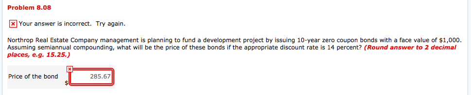 Problem 8.08 x Your answer is incorrect. Try again. Northrop Real