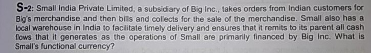 answer as per Ind AS FR FR S-2: Small India Private Limited,