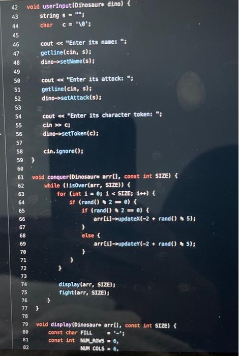 setting up. Use the following UML diagram to guide you on what