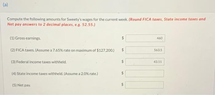 part a is correct amd need help finishing it. 2. I just