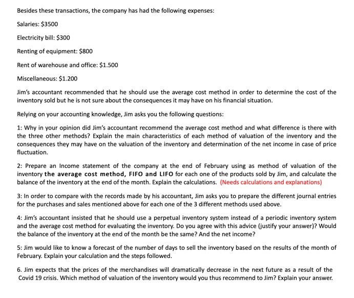 the sale of peanuts, almonds and pistachios. During its first month of