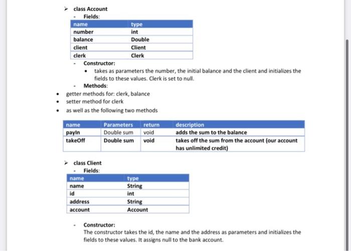 statement, object refers this) In this lab assignment you will implement three