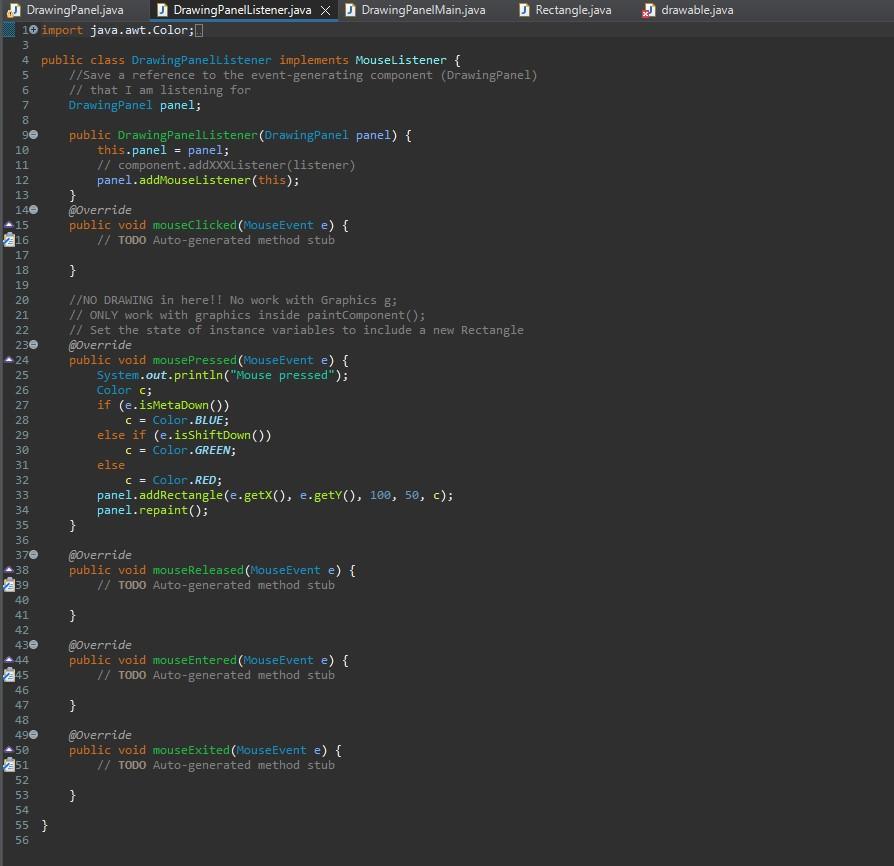 popup where I click and holding shift while pressing will change the