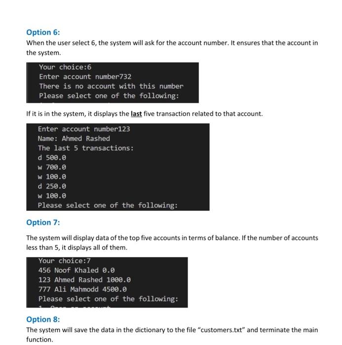 line=line.split(",") print("Name:",line[1]) if line[2]=="a": if line[3]==0.0: accountDict.popitem("a") accountDict.update("c") #update state in dict
