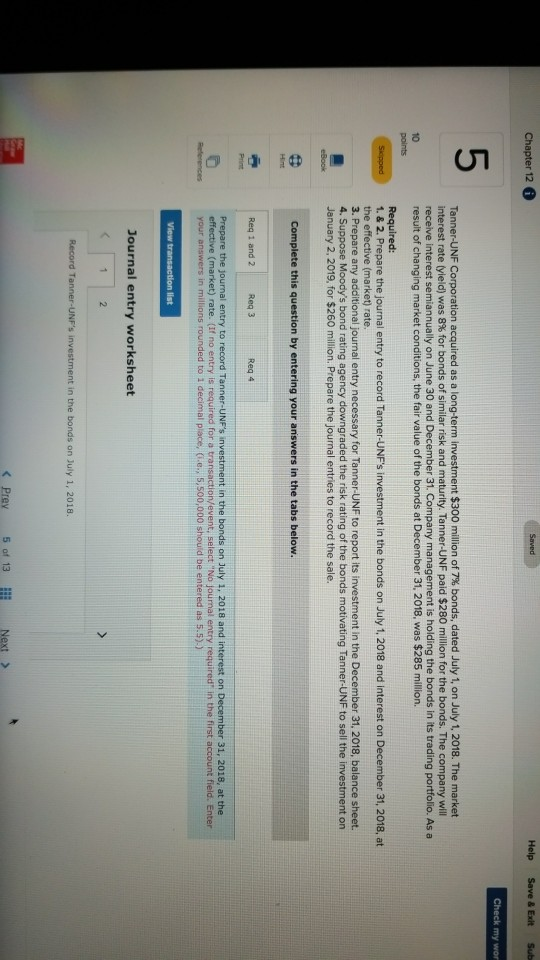  Saved Help Save & Exit Sub Chapter 12 Check my wor