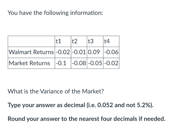 Please show your work and use with Excel Formulas You have the