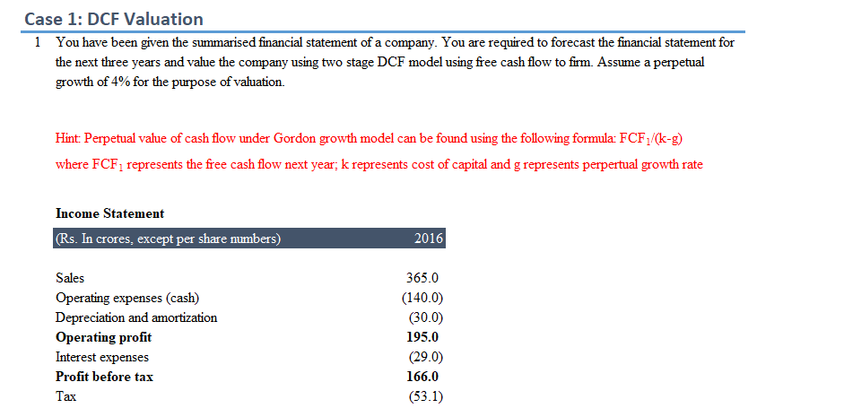 please find the below DCF evaluation method.. and please mention all the
