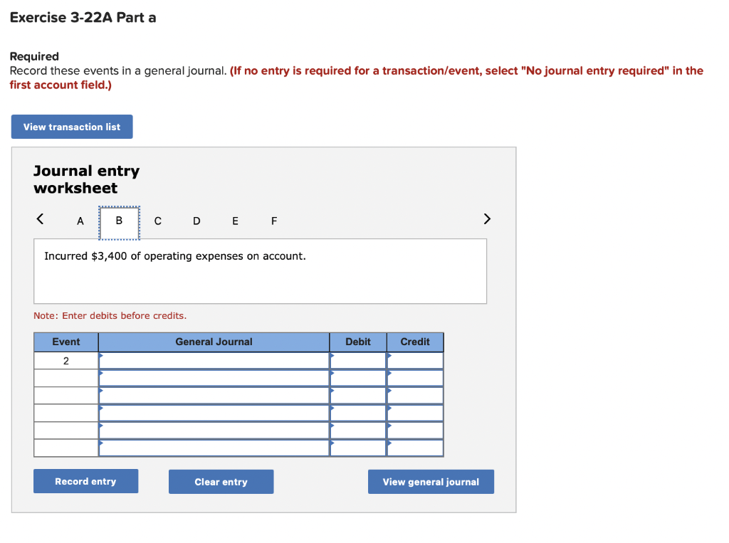 [The following information applies to the questions displayed below.) At the beginning