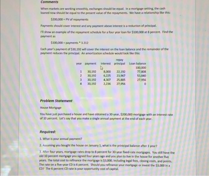  Comments When markets are working smoothly, exchanges should be equal. In