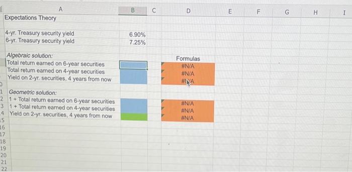 Treasury securities are currently 6.9%, while 6 -year Treasury securities yield 7.25%.