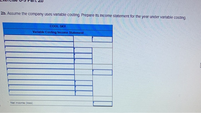 its first year of operations. During this first year, the company produced