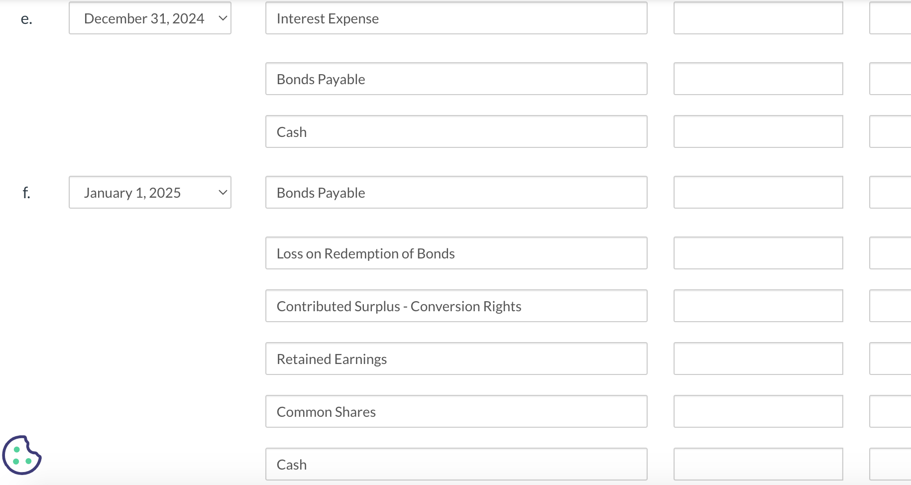 $500. TSJ received $51,100 for the bond issue. The bonds paid interest