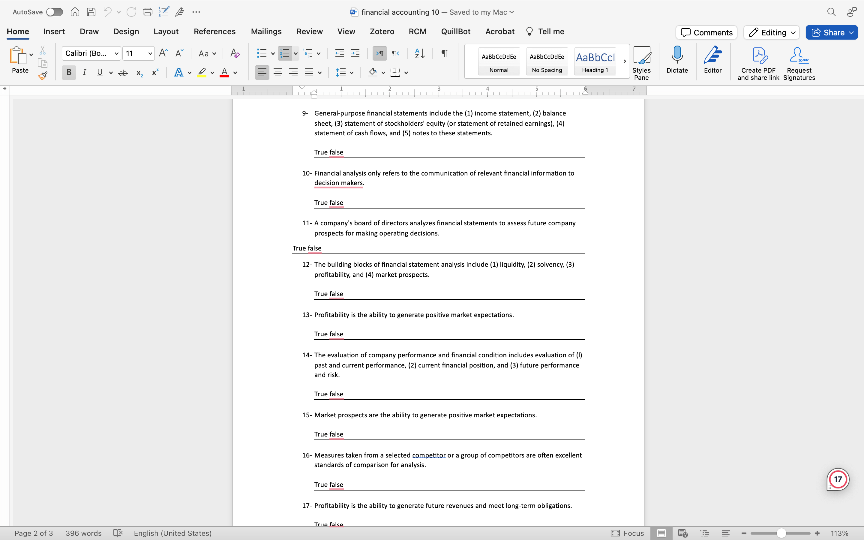  9- General-purpose financial statements include the (1) income statement, (2) balance