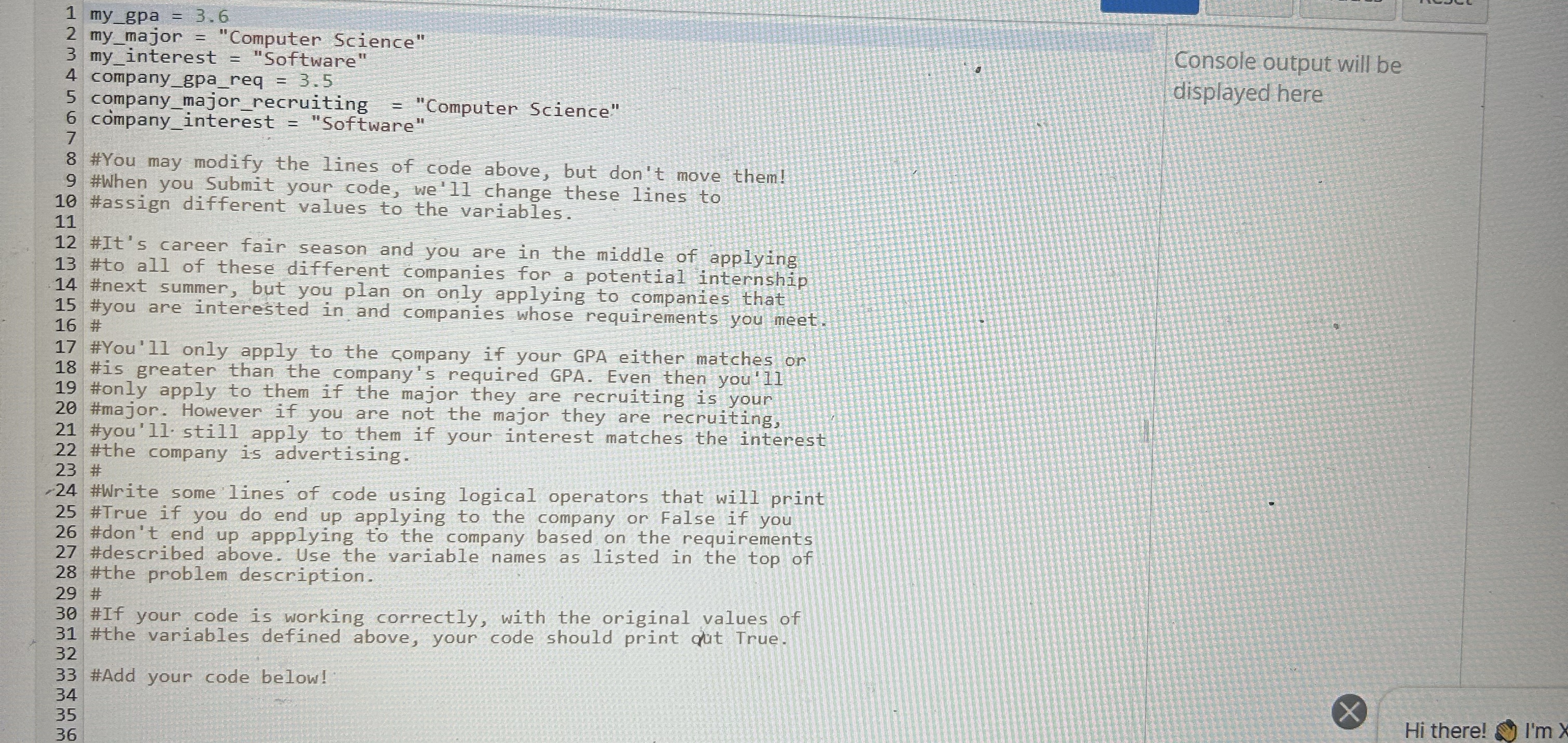  Does anyone know how to do a running code for this