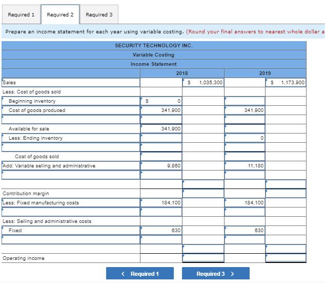 Only part 2 and 3 is required. Security Technology Inc. (STI) is