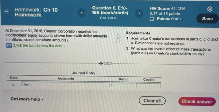 1, u p O the More info a. Net income, $451 million