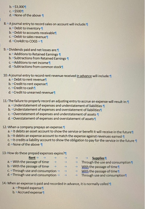 1 1.- A trial balance: a. Proves that debits and credits are