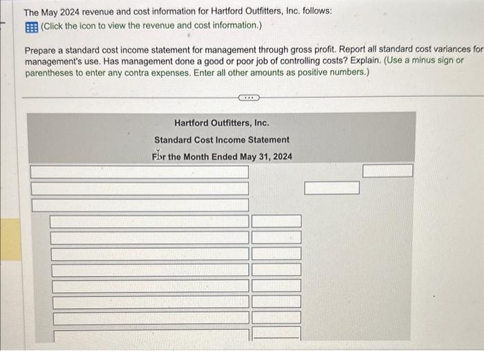 The problem posted shows the dropdowns needed to answer the question.
