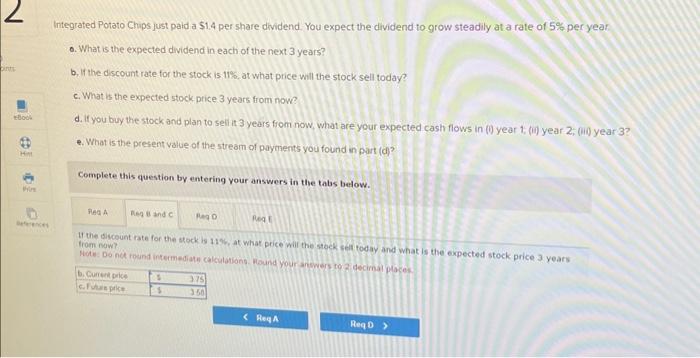 Help with ALL PARTS (a, b, c, d and e) please, thanks!
