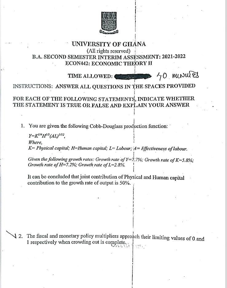  : INSTRUCTIONS: ANSWER ALL QUESTIONS IN THE SPA FOR EACH OF