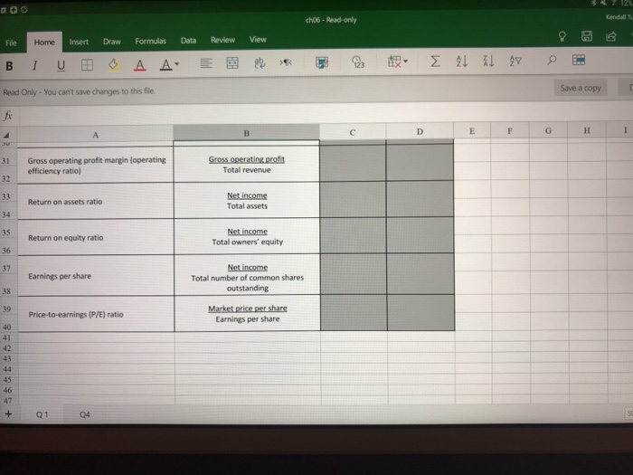 the Balance Sheet enter: 6 For the Statement of Cash Flows enter