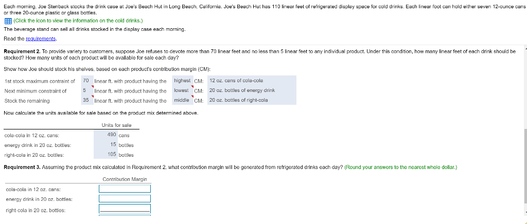 Joe Stenback stocks the drink case at Joe's Beach Hut in Long