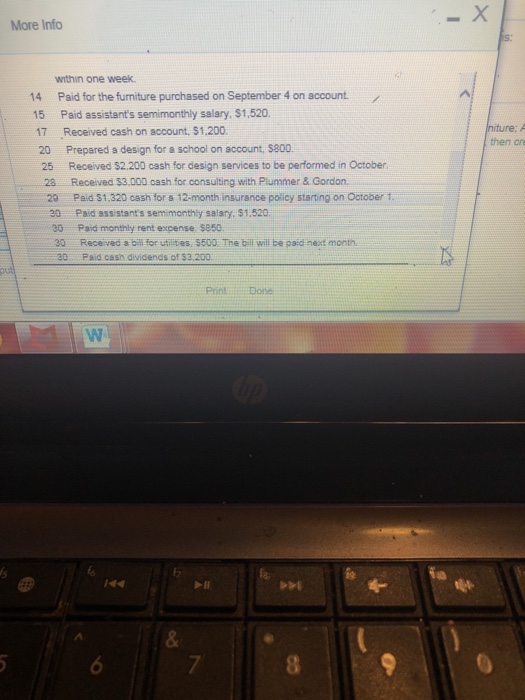 of 5 (4 complete) HW Score P2-30A (similar to) Doris Stan started