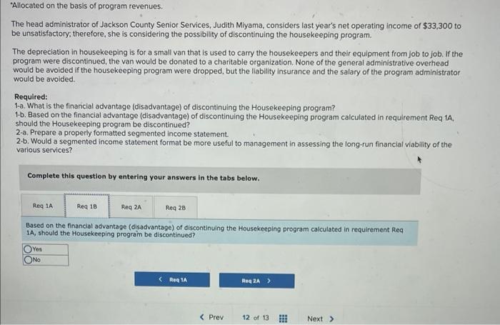 seniors who live in their own homes within the Jackson County area.