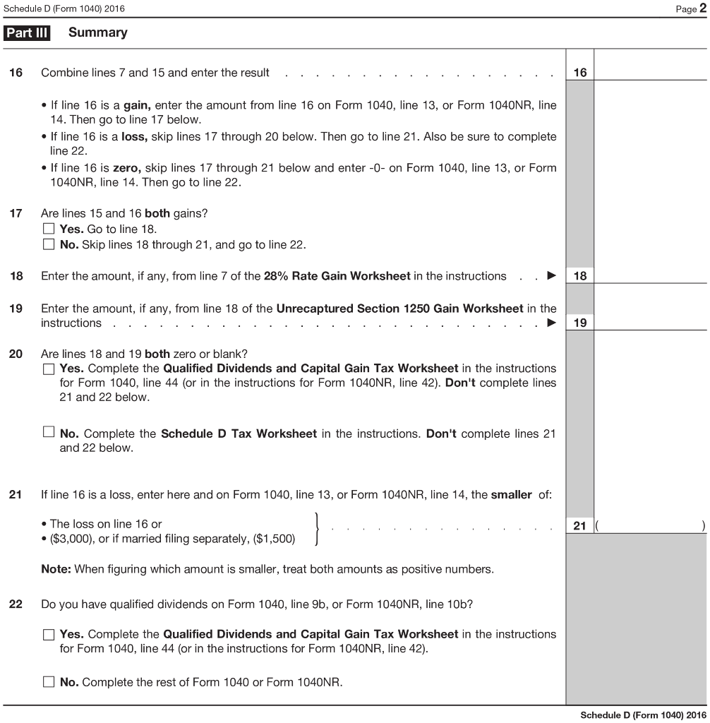 A, Schedule B, Schedule C, Schedule D, Schedule E, Schedule SE, Form