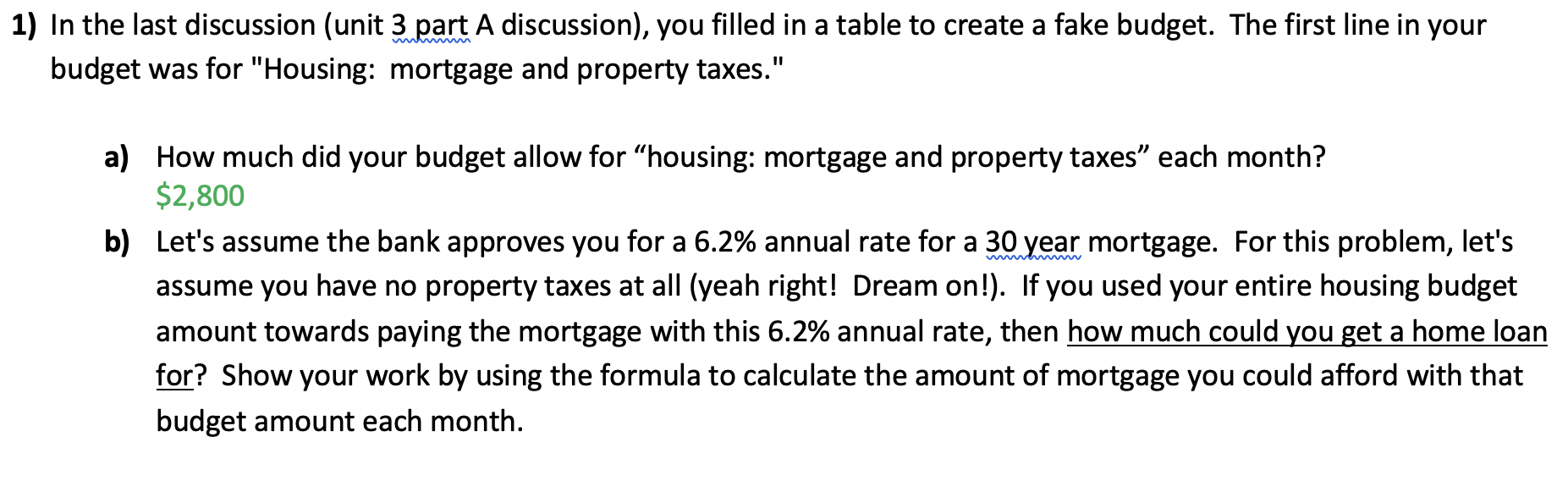 please answer part B In the last discussion (unit 3 part A