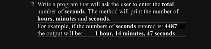  can someone help how to do this in java? Write a