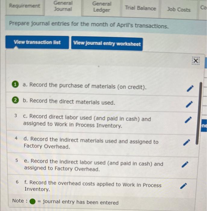 P4 Fox Company shows the following costs for three jobs worked on
