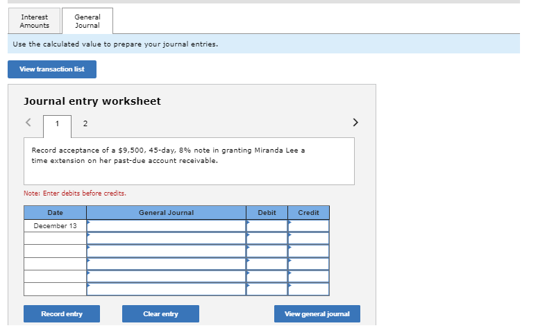  Exercise 7-18(Static) Notes receivable transactions LO C2 Complete the table to