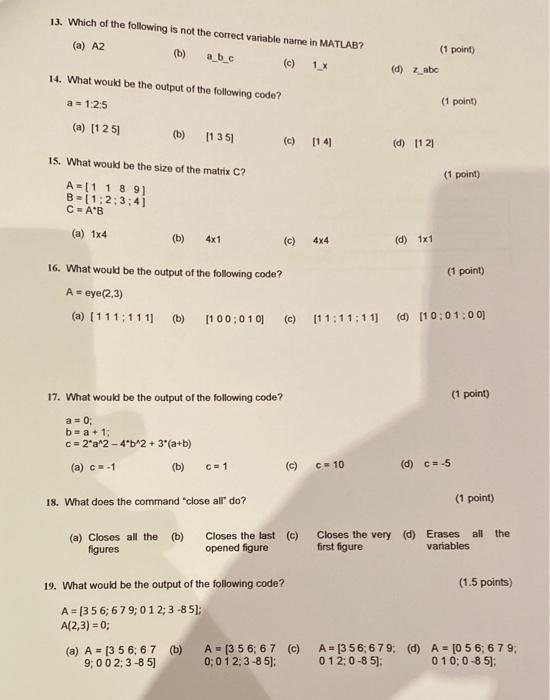 while (counter > age: if (age > day. switch (day) case 1: