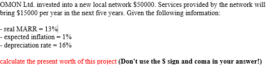  Can you please provide a written solution and not using Excell.